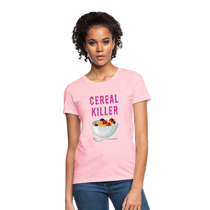 Women's T-Shirt "Cereal Killer" - pink