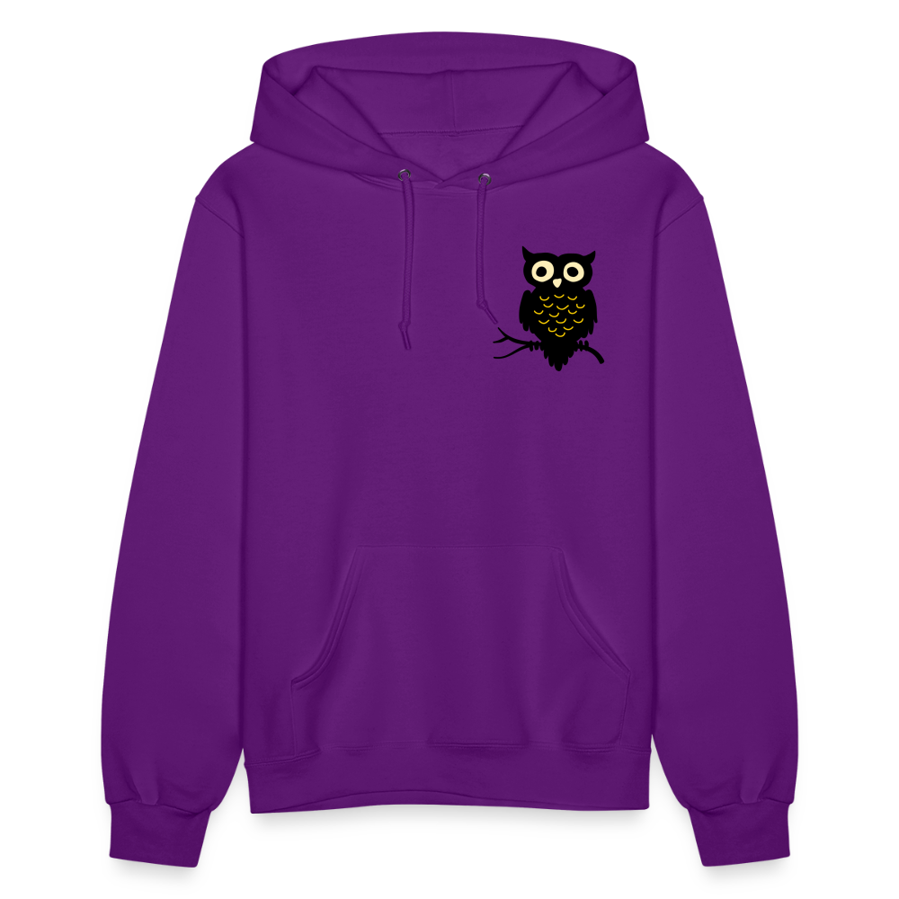 Women's Hoodie "Cute Owl" - purple