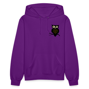 Women's Hoodie "Cute Owl" - purple