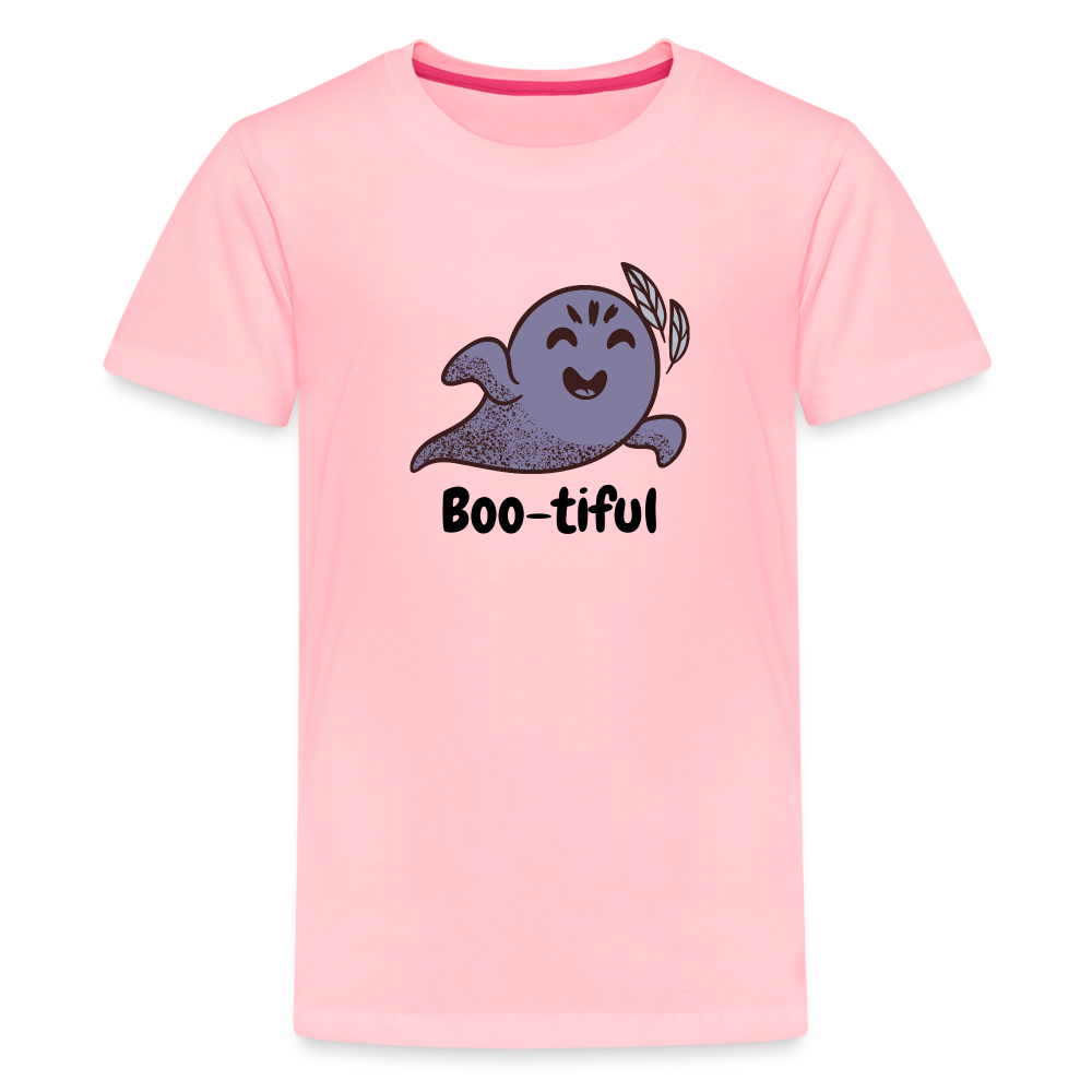 Kids' Premium T-Shirt "Boo-tiful" - pink