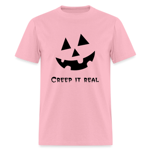 Unisex Classic T-Shirt "Jack-o'-lantern" 🎃 - pink