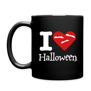 Full Color Mug "I Love Halloween" - black