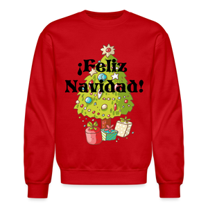 Crewneck Sweatshirt "Feliz Navidad" - red