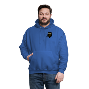 Men's Hoodie "Owl" - royal blue