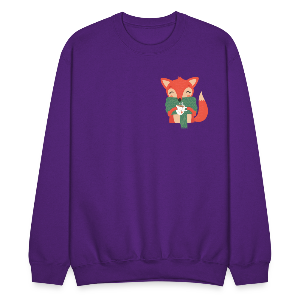 Crewneck Sweatshirt "Cozy time" - purple