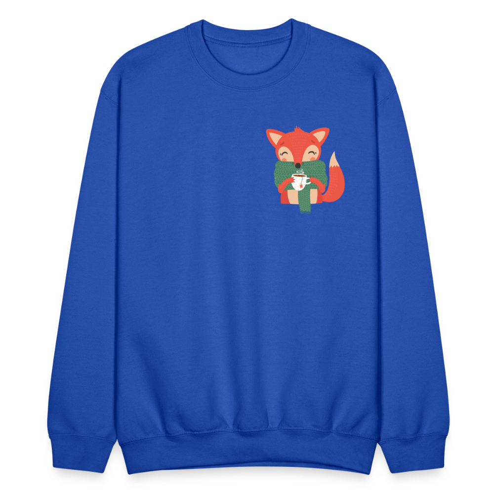 Crewneck Sweatshirt "Cozy time" - royal blue