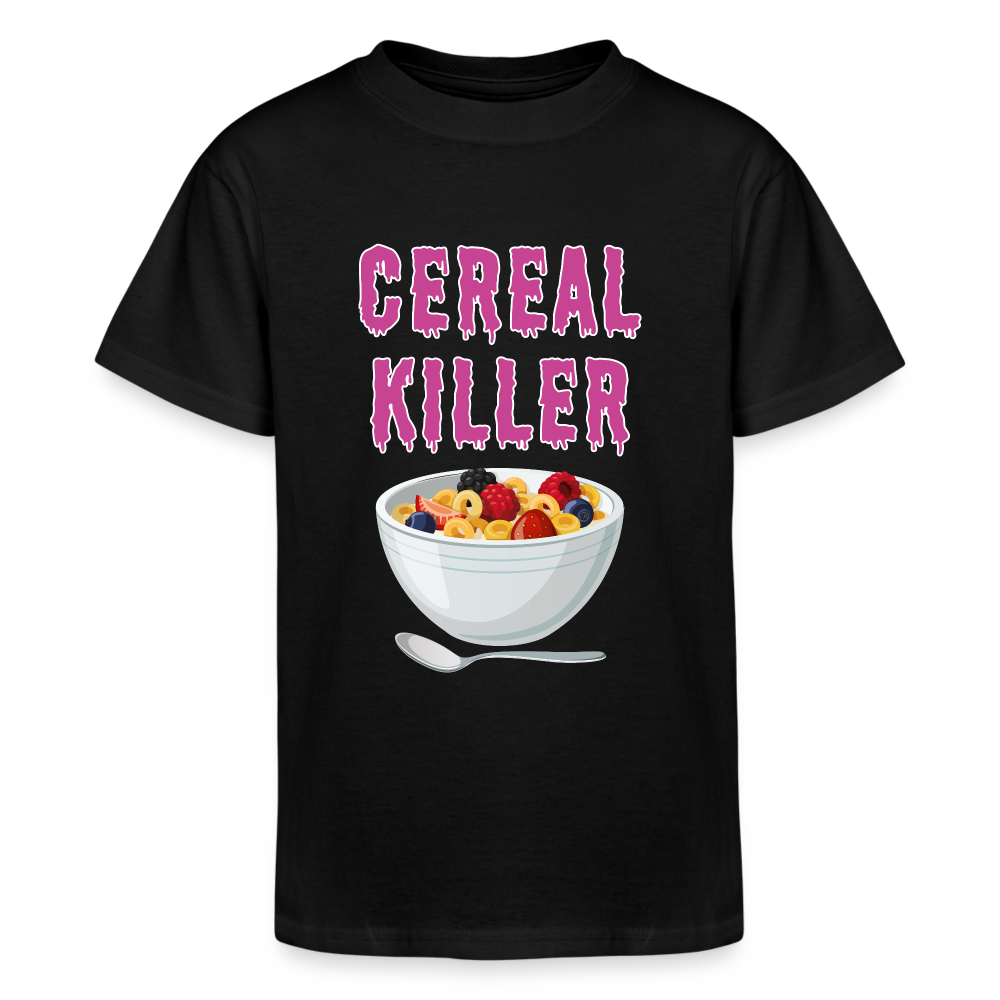 Champion Kid's T-Shirt "Cereal Killer" - black