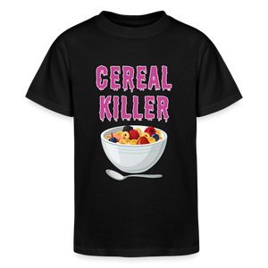 Champion Kid's T-Shirt "Cereal Killer" - black