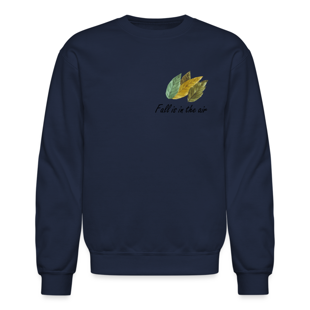 Crewneck Sweatshirt "Fall is in the air" - navy