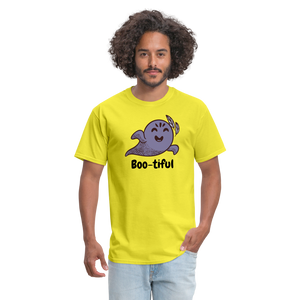 Unisex Classic T-Shirt "Boo-tiful" - yellow