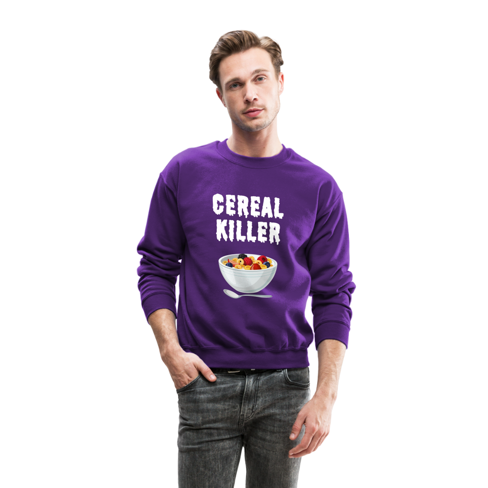 Crewneck Sweatshirt "Cereal Killer" - purple