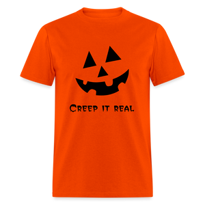 Unisex Classic T-Shirt "Jack-o'-lantern" 🎃 - orange