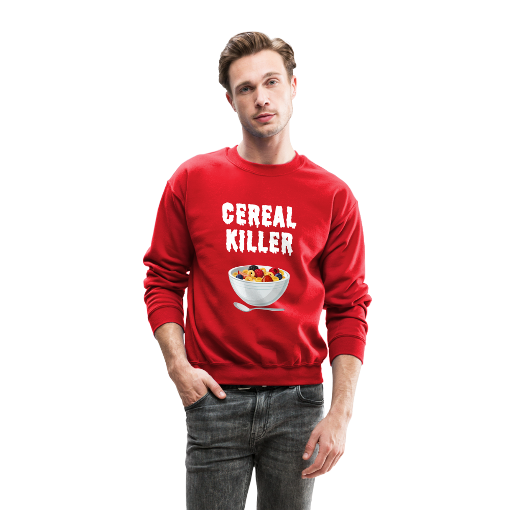 Crewneck Sweatshirt "Cereal Killer" - red