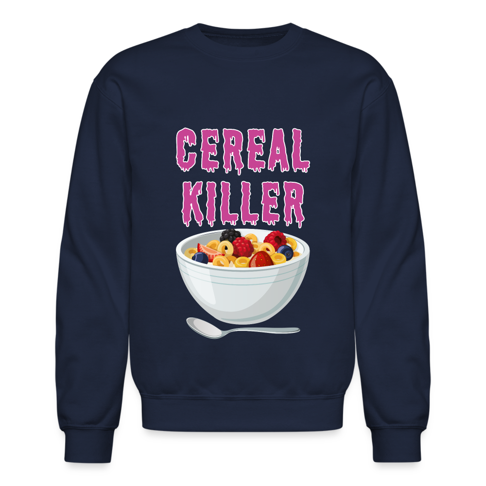 Crewneck Sweatshirt "Cereal Killer" - navy