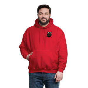 Men's Hoodie "Owl" - red