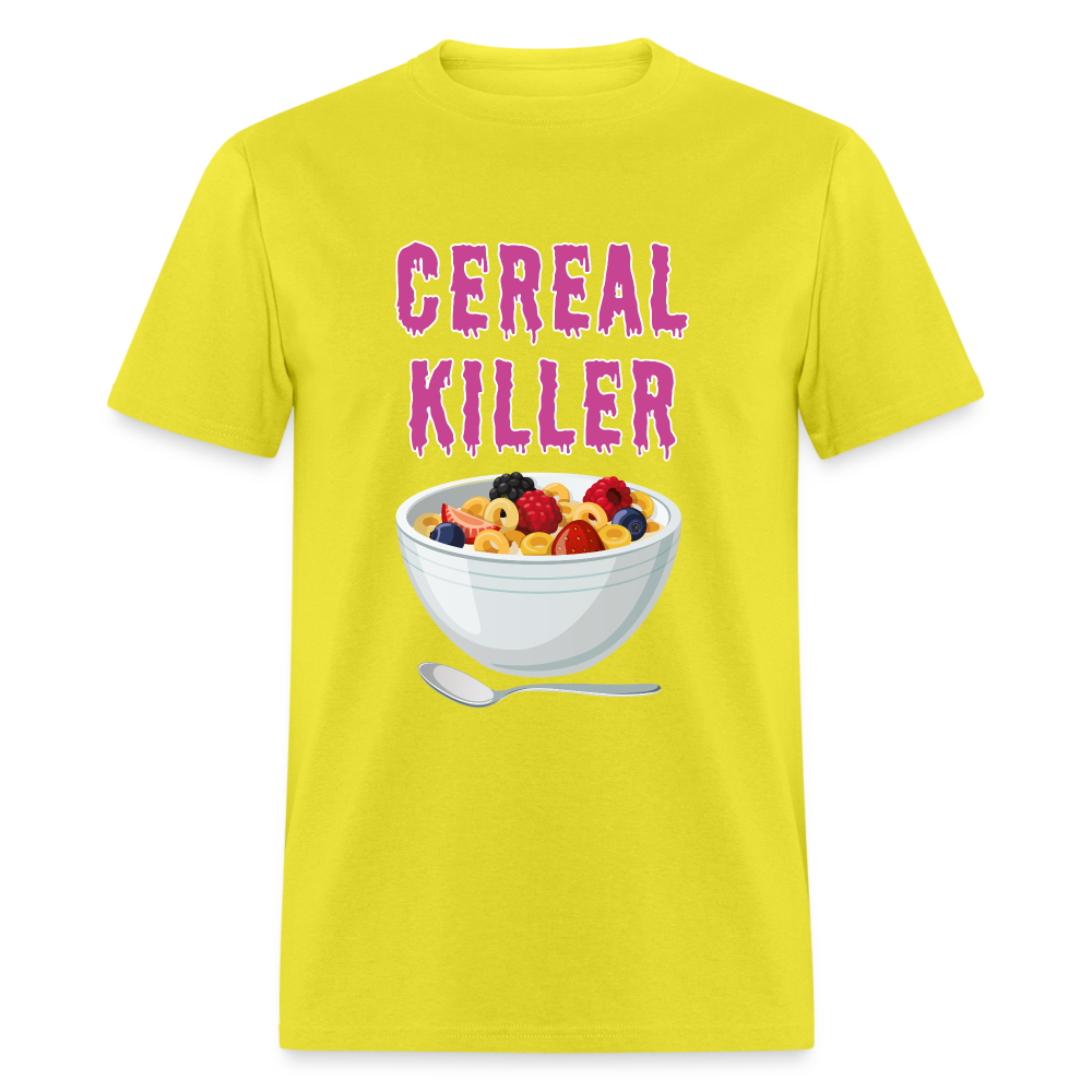 Unisex Classic T-Shirt "Cereal Killer" - yellow