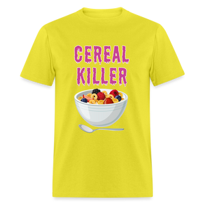 Unisex Classic T-Shirt "Cereal Killer" - yellow