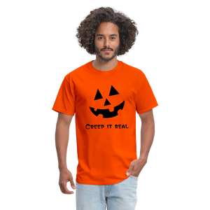 Unisex Classic T-Shirt "Jack-o'-lantern" 🎃 - orange