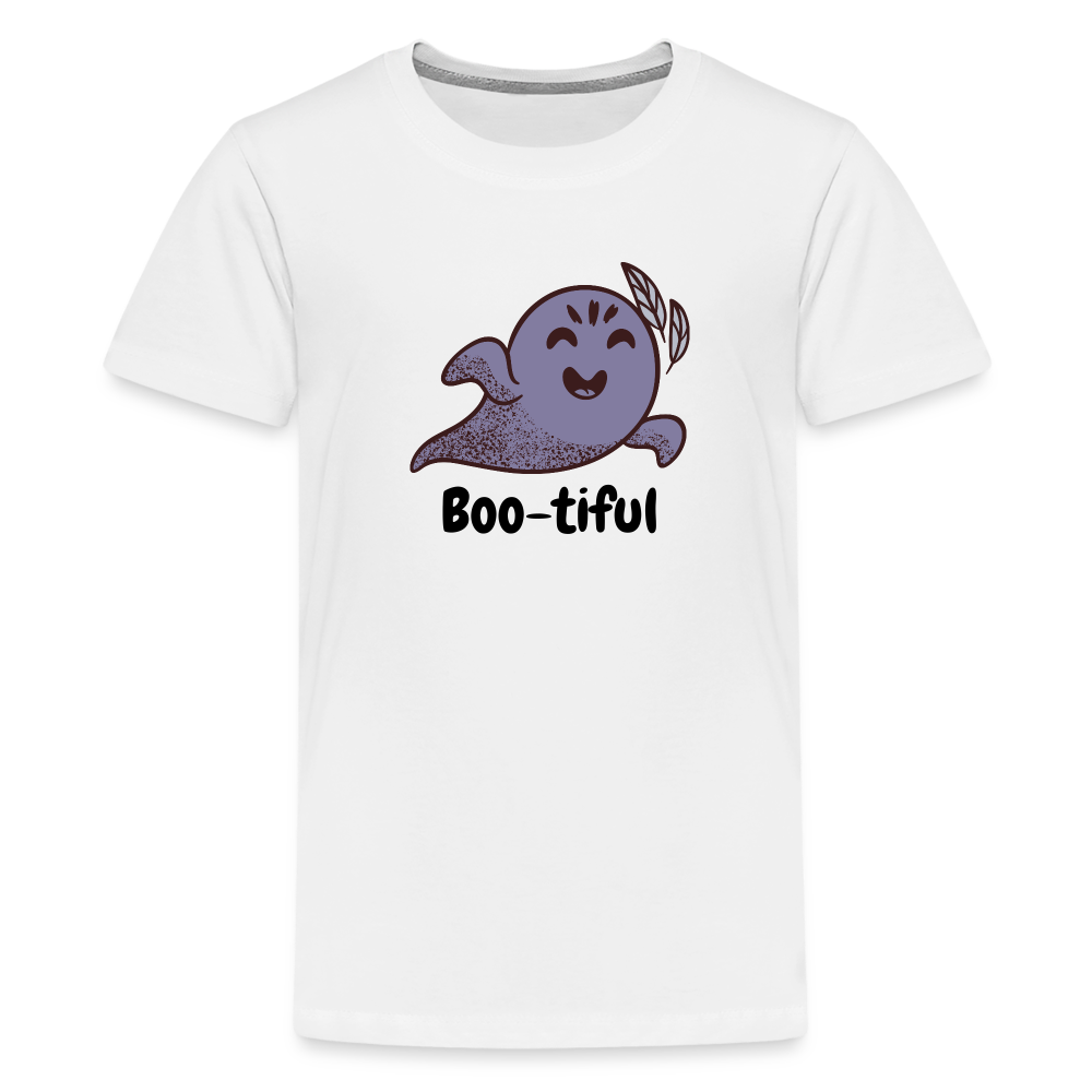 Kids' Premium T-Shirt "Boo-tiful" - white