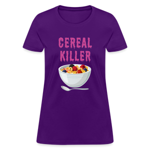 Women's T-Shirt "Cereal Killer" - purple