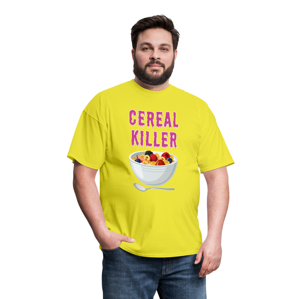 Unisex Classic T-Shirt "Cereal Killer" - yellow