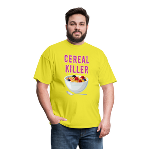 Unisex Classic T-Shirt "Cereal Killer" - yellow