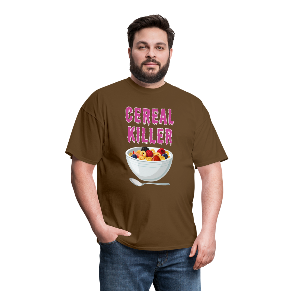 Unisex Classic T-Shirt "Cereal Killer" - brown