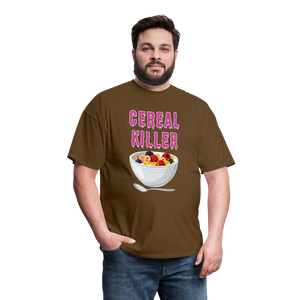 Unisex Classic T-Shirt "Cereal Killer" - brown