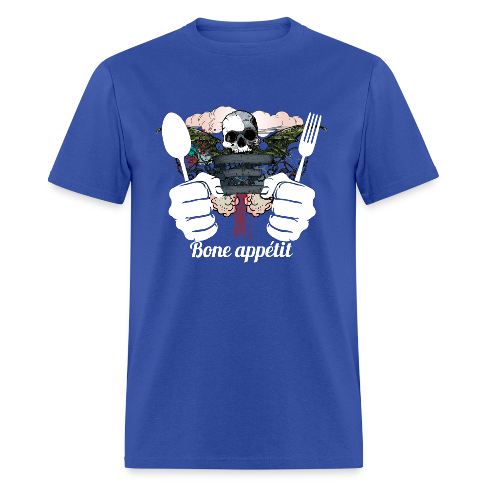 Unisex Classic T-Shirt " Bone appétit" - royal blue