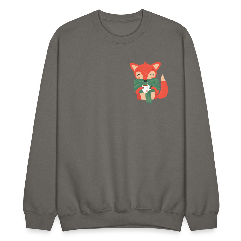 Crewneck Sweatshirt "Cozy time" - asphalt gray