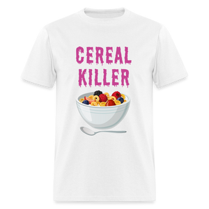 Unisex Classic T-Shirt "Cereal Killer" - white