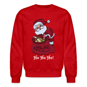 Crewneck Sweatshirt "Ho Ho Ho!" - red