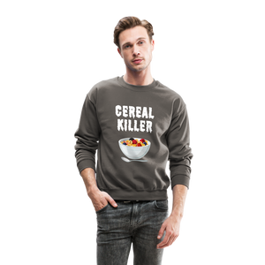 Crewneck Sweatshirt "Cereal Killer" - asphalt gray