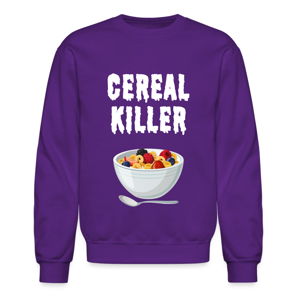 Crewneck Sweatshirt "Cereal Killer" - purple