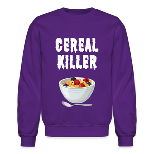 Crewneck Sweatshirt "Cereal Killer" - purple