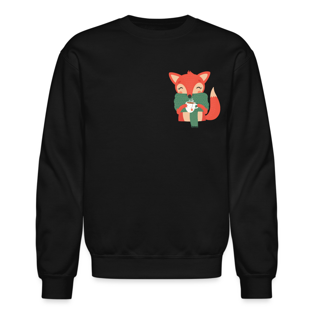 Crewneck Sweatshirt "Cozy time" - black