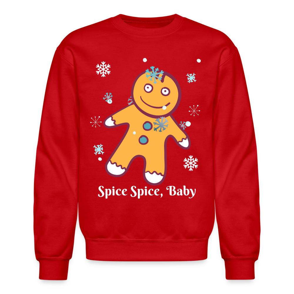 Crewneck Sweatshirt "Spice Spice, Baby" - red