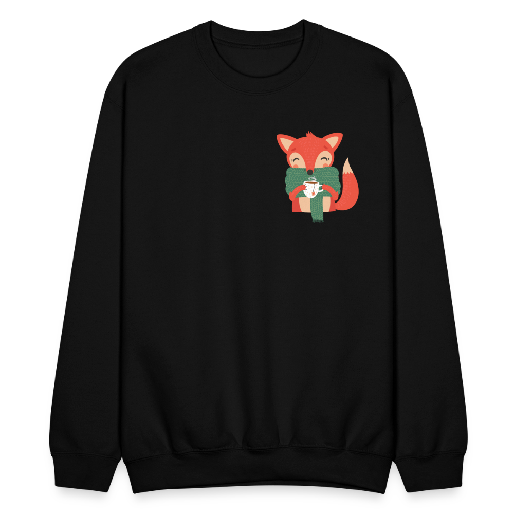 Crewneck Sweatshirt "Cozy time" - black