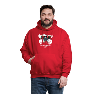 Men's Hanes Hoodie "Bone appétit" - red