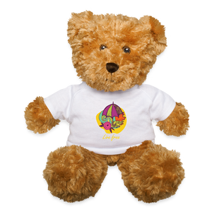 Teddy Bear "Life free" - white