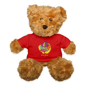 Teddy Bear "Life free" - red