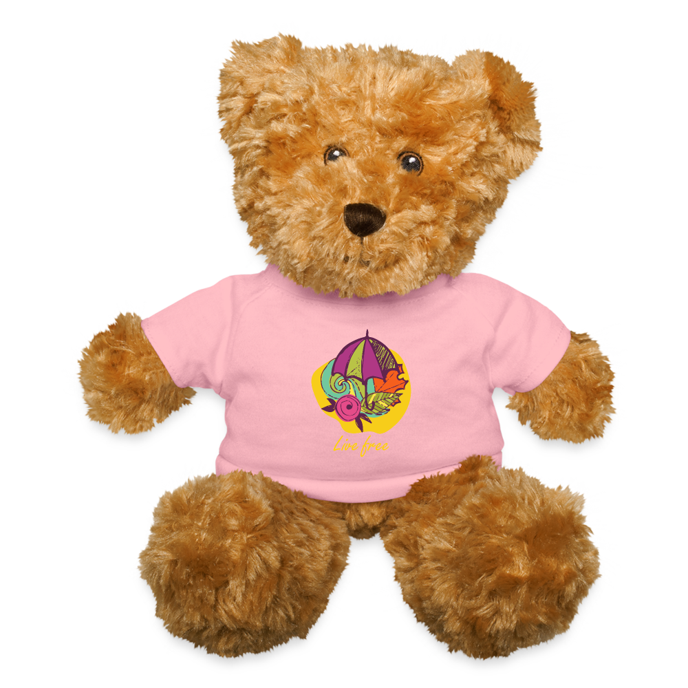 Teddy Bear "Life free" - petal pink